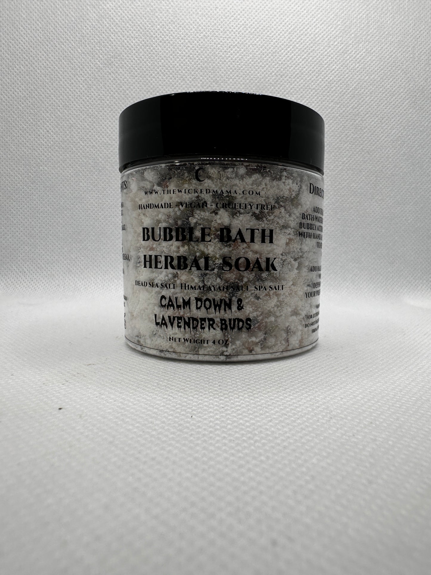 Bubble Bath Salt Soak